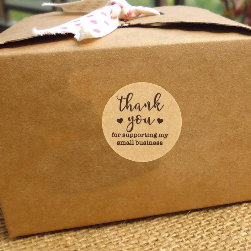 Yoget 1.5''Thank You for Supporting My Small Business Sticker, Thank You Stickers, 500 Labels Per Roll - Image 5